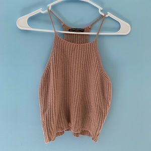 Pink sweater tank